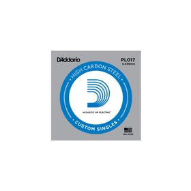 D'addario PL017 Plain Steel 017 Elektro Tek Tel
