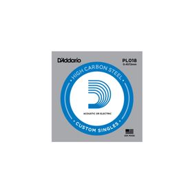D'addario PL018 Plaın Steel Elektro Tek Tel