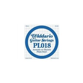 D'addario PL018 Plaın Steel Elektro Tek Tel