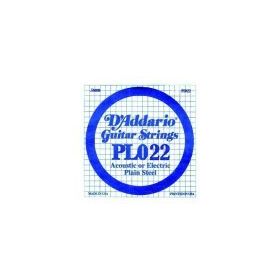 D'addario PL022 Plaın Steel Elektro Tek Tel