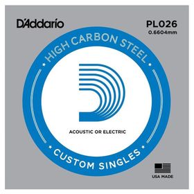 D'addario PL026 (26) Tek Elektro Gitar Teli