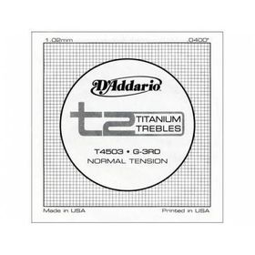 D'addario T4503 T2 Titanium 040 Normal Klasik Gitar Tek Tel