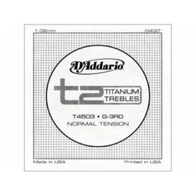 D'addario T4503 T2 Titanium 040 Normal Klasik Gitar Tek Tel