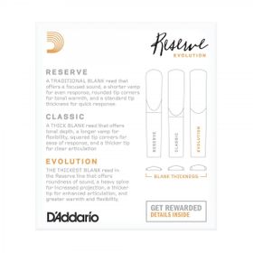 Daddario Woodwinds DCE1030 No:3 Reserve Evolution Sib Klarnet Kamışı