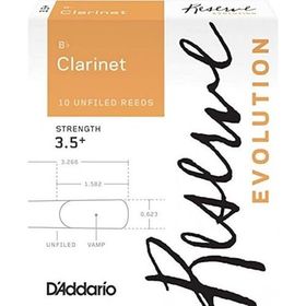 Daddario Woodwinds DCE10355 No:3.5+ Reserve Evolution Sib Klarnet Kamışı