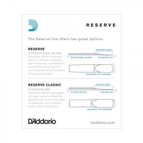 Daddario Woodwinds DCR10355 No:3.5+ Reserve Sib Klarnet Kamışı