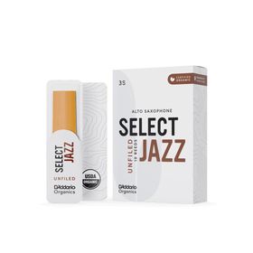 Daddario Woodwinds No:3 Soft Organic Select Jazz Unfiled Alto Saksafon Kamışı
