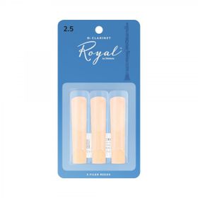 Daddario Woodwinds RCB0325 No:2.5 Royal 3'lü Sib Klarnet Kamışı
