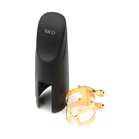 D'addario Woodwinds Rico H-Gold HTS1G Tenor Sax Bek Bileziği ve Kapak Seti