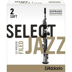 D'addario Woodwinds Rico Jazz Select RSF10SSX2S Soprano Sax Kamışı