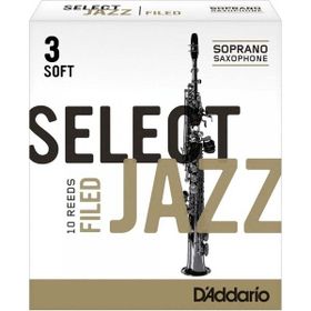 D'addario Woodwinds Rico Jazz Select RSF10SSX3S Soprano Sax Kamışı
