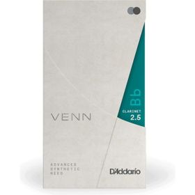 D'addario Woodwinds VENN G2 Sentetik BB No: 2.5 Klarnet Kamışı