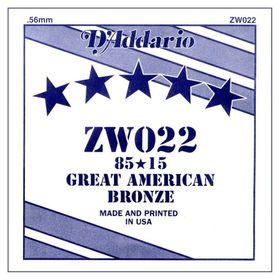 D'addario ZW022 Sol Akustik Gitar Tek Teli