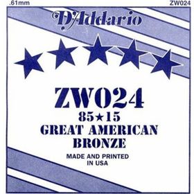 D'addario ZW024 Tek Akustik Gitar Teli