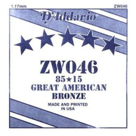 D'addario ZW046 46 Tek Akustik Gitar Teli