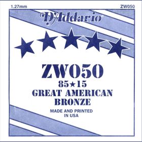 D'addario ZW050 Mi Akustik Gitar Tek Teli