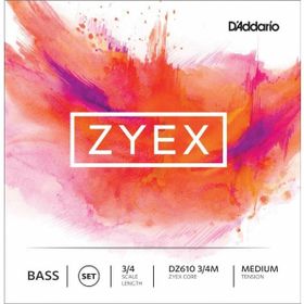 D'addario Zyex DZ610 3-4M Kontrabas Teli