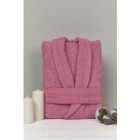 Dadi Pamuklu L - Pembe Bornoz
