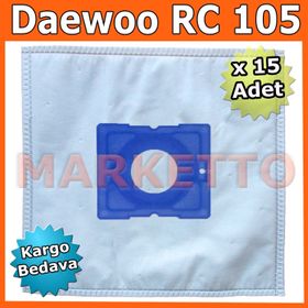 Daewoo RC 105 16 Adet Süpürge Toz Torbası