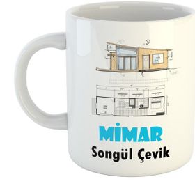 Dafhi Meslek Mimar Kişiye Özel İsimli Kupa