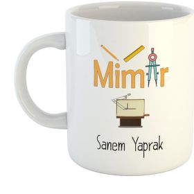 Dafhi Meslek Mimar Kişiye Özel İsimli Kupa