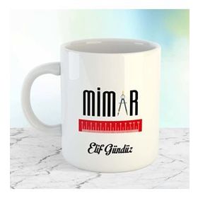 Dafhi Meslek Mimar Kişiye Özel İsimli Kupa