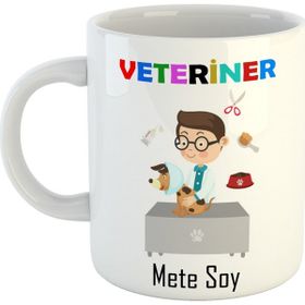 Dafhi Meslek Veteriner Kişiye Özel İsimli Kupa
