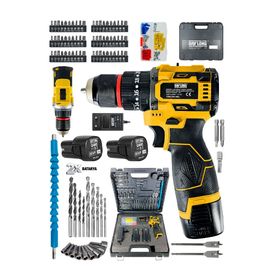 Daflong Pro Özel Seri 84 Parça Kömürsüz Kırmızı Şarjlı Matkap