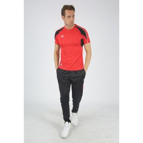 Dafron Bronze Antrenman Siyah Kırmızı Erkek T-shirt
