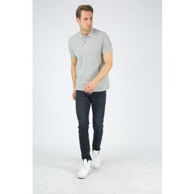 Dafron Classic Polo Yaka Pike Gri Erkek T-shirt