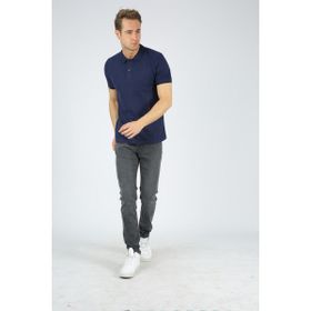 Dafron Classic Polo Yaka Pike Lacivert Erkek T-shirt