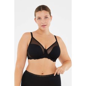 Dagi 1011KC Siyah Afrodit Toparlayıcı Cuplı Tek Örme Kadın Sütyen