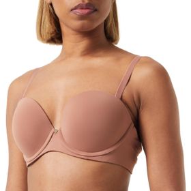 Dagi 1078KC Plumeria Straplez Yarı Dolgulu Kahverengi Sütyen