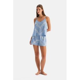 Dagi Camisole Mavi Kadın Pijama Takımı