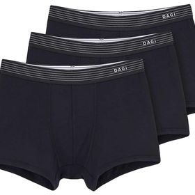 Dagi D4210 Micromodal 3'lü Siyah Erkek Boxer