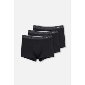 Dagi D5210 Siyah 3'lü Compact Düz Erkek Boxer