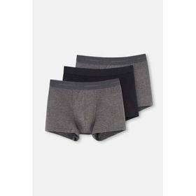 Dagi D5210 Siyah Antrasit 3'lü Compact Düz Boxer