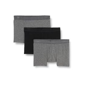 Dagi D5210 Siyah Antrasit 3'lü Compact Düz Boxer