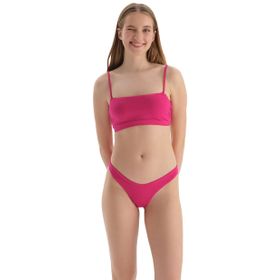 Dagi Kadın Brazilian Alt Örme Fuşya Bikini