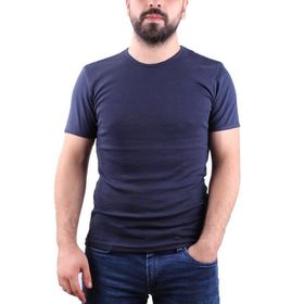 Dagoster 4604 Lacivert Bisiklet Yaka Erkek Tshirt