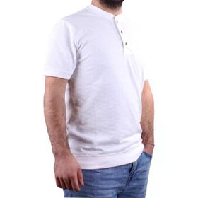 Dagoster DMG23-211240 Beyaz Günlük Hakim Yaka Erkek Tişört