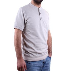 Dagoster DMG23-211240 Gri Günlük Hakim Yaka Erkek Tişört