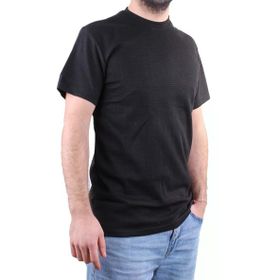 Dagoster Dmg23-211520 Siyah Günlük Bisiklet Yaka Erkek Tişört