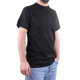Dagoster DMG23-211520 Siyah Günlük Bisiklet Yaka Erkek Tişört
