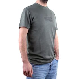 Dagoster Dmg23-211676 Haki Günlük Bisiklet Yaka Erkek Tişört