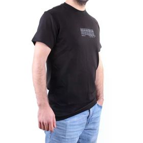 Dagoster Dmg23-211676 Siyah Günlük Bisiklet Yaka Erkek Tişört