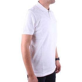 Dagoster DMG23-231319 Beyaz Günlük Yarım Patlı Pike Polo Yaka Erkek Tişört