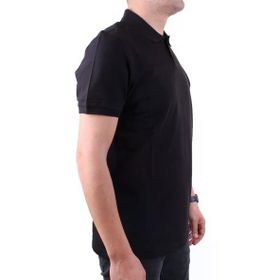 Dagoster DMG23-231319 Siyah Günlük Yarım Patlı Pike Polo Yaka Erkek Tişört
