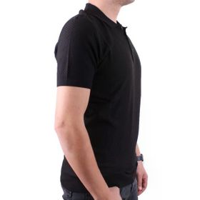 Dagoster Dmg23-511231 Siyah Günlük Polo Yaka Erkek Tişört