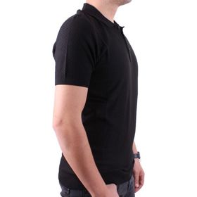 Dagoster Dmg23-511231 Siyah Günlük Polo Yaka Erkek Tişört